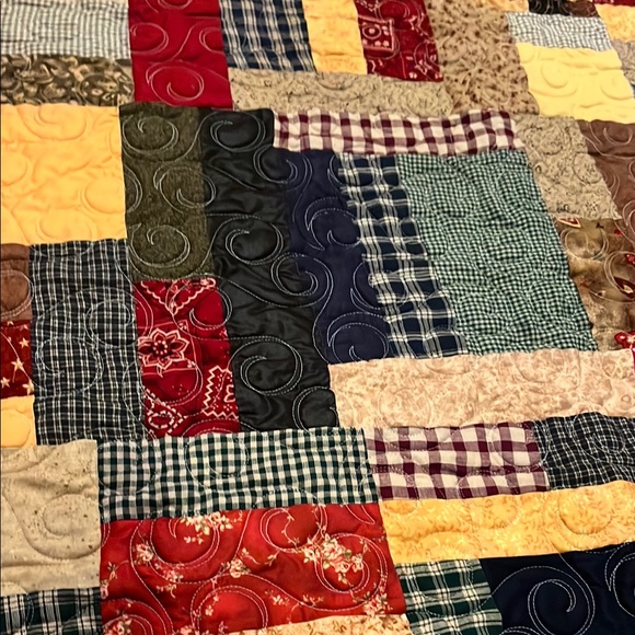 Homemade Patch Throw - Picture 3 of 5